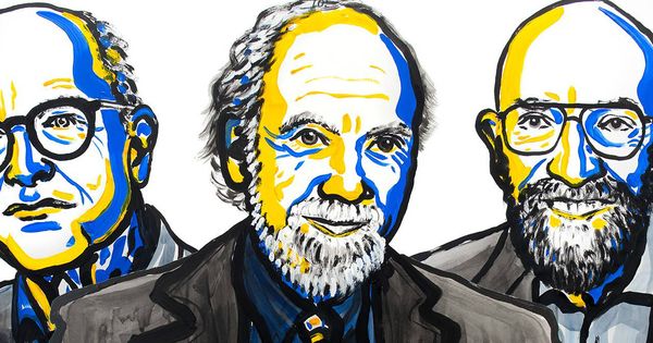 Foto:  Los tres ganadores del Nobel de Física 2017