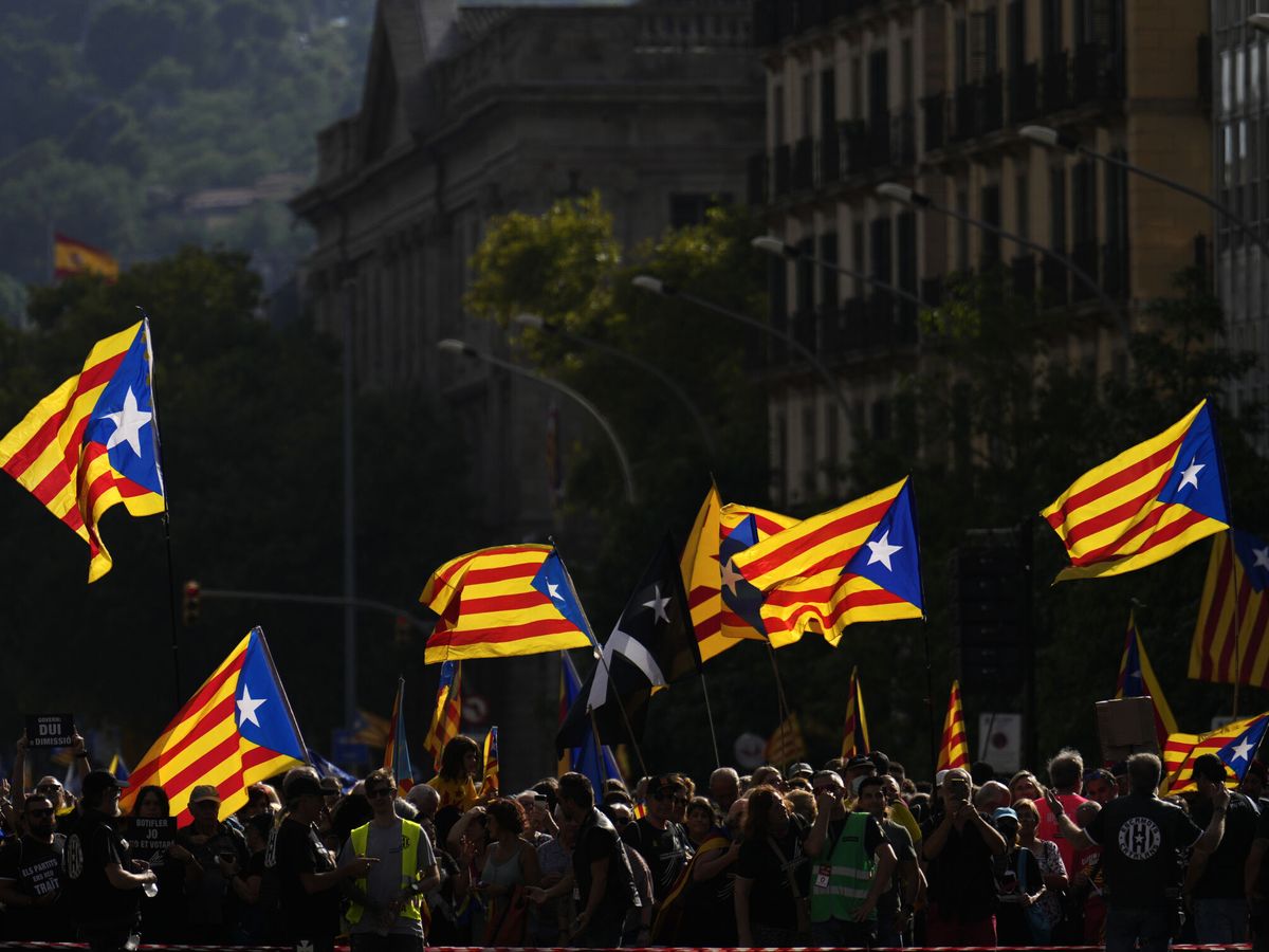 Foto: Imagen de la Diada de Cataluña de 2023. (EFE/Alejandro García)