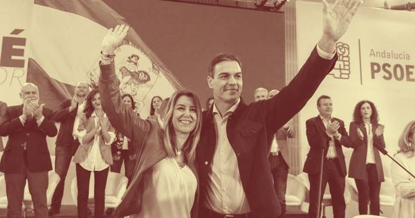 Foto: La presidenta de Andalucía, Susana Díaz, junto al presidente del Gobierno, Pedro Sánchez. (EFE)