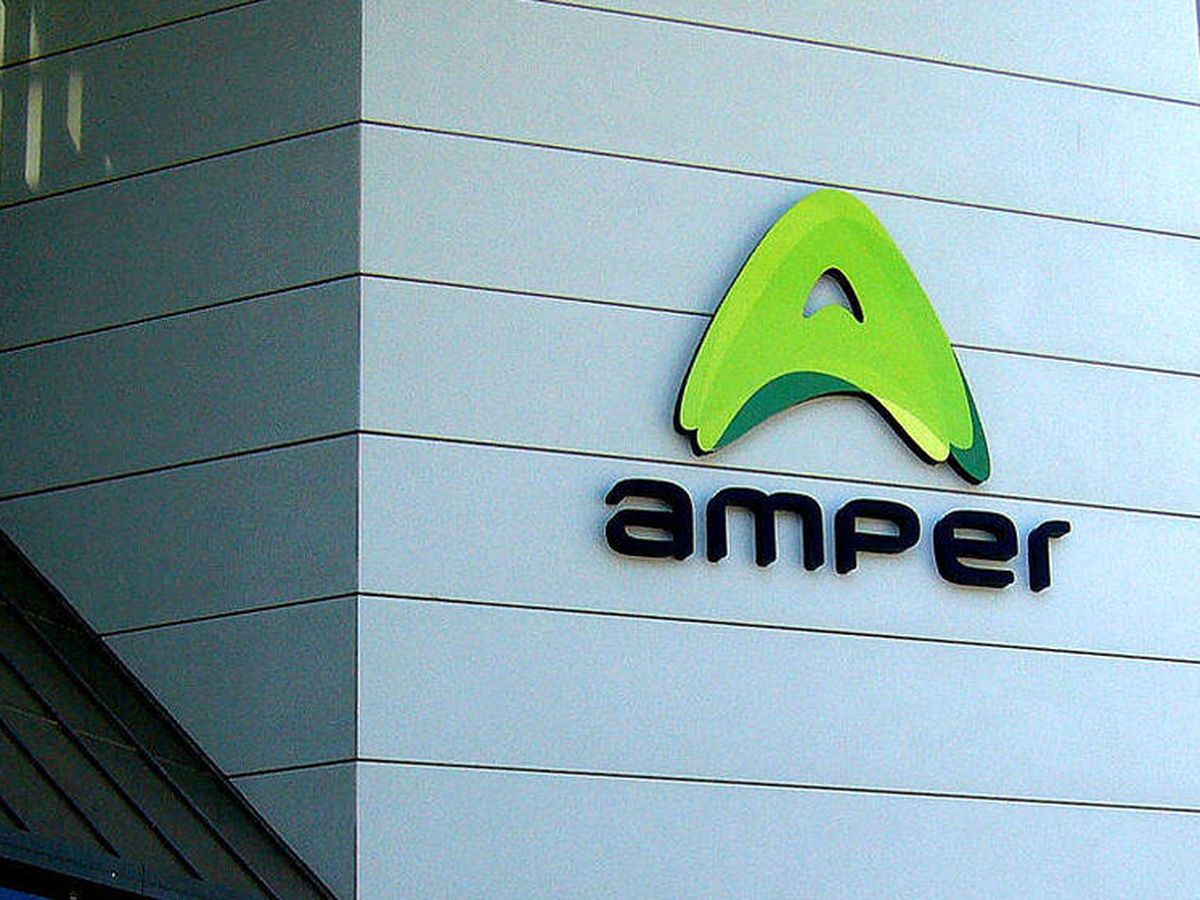 Foto: El logo de Amper. 