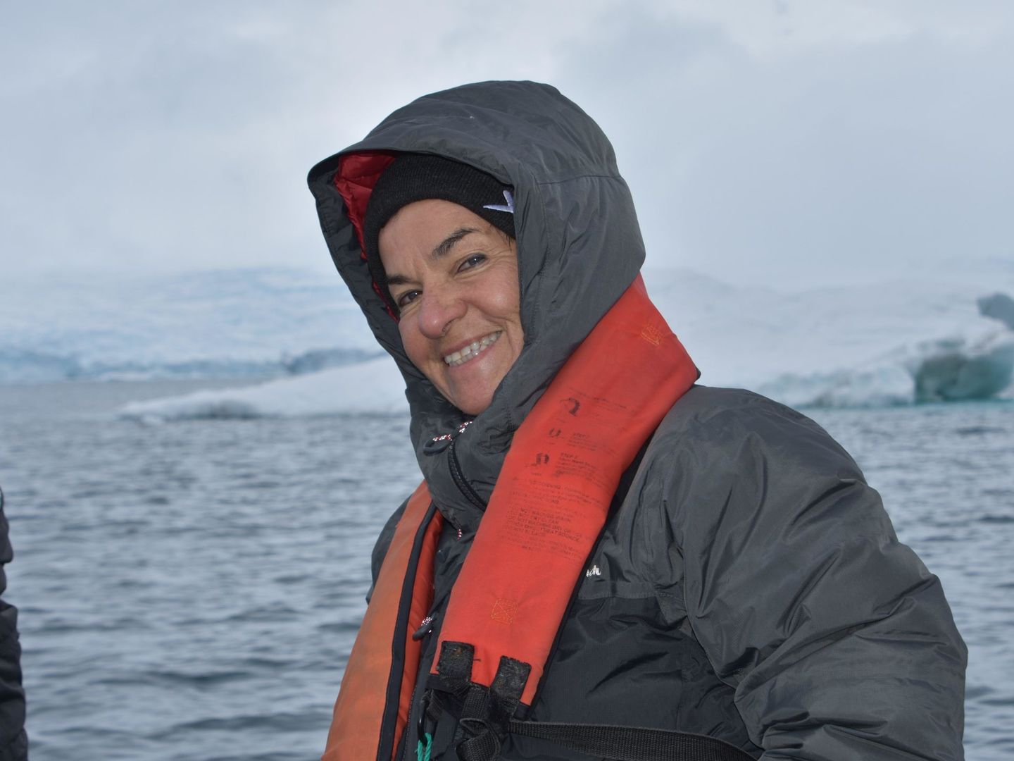 Christiana Figueres en la Antártida. (EFE)
