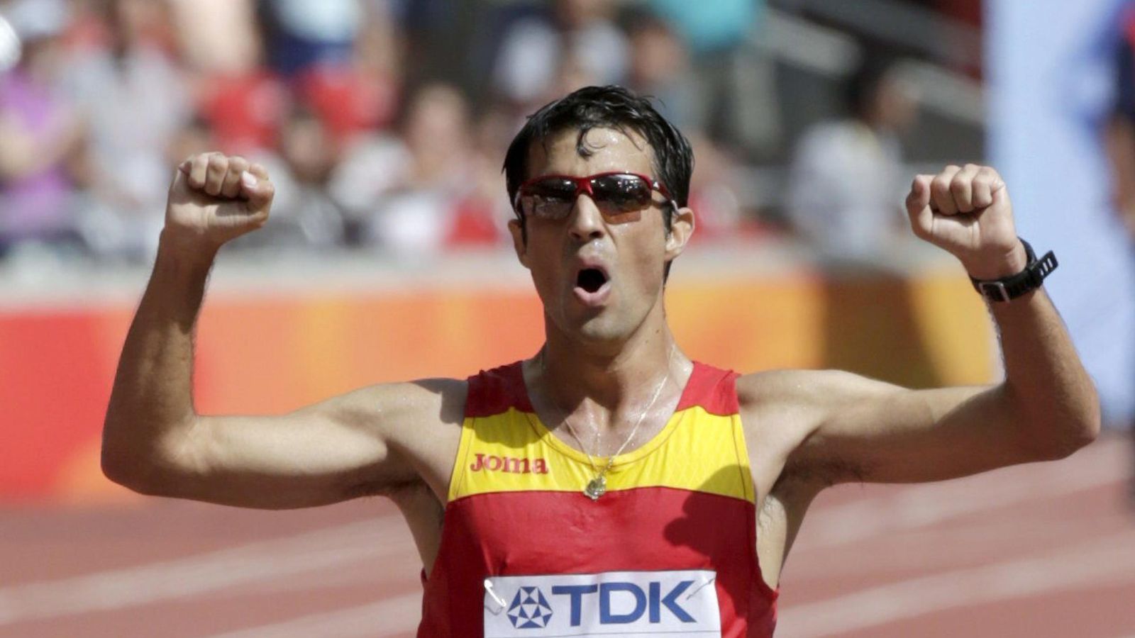 Foto: Miguel Ángel López fue campeón del mundo de 20 km marcha en Pekín'15 (Lavandeira jr/EFE).