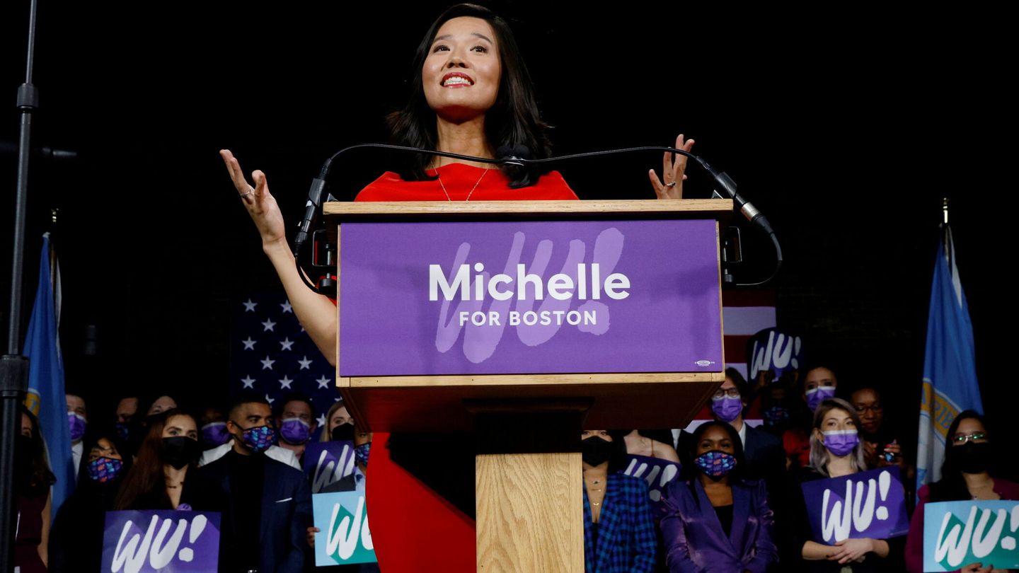 Michelle Wu. (REUTERS/Brian Snyder)
