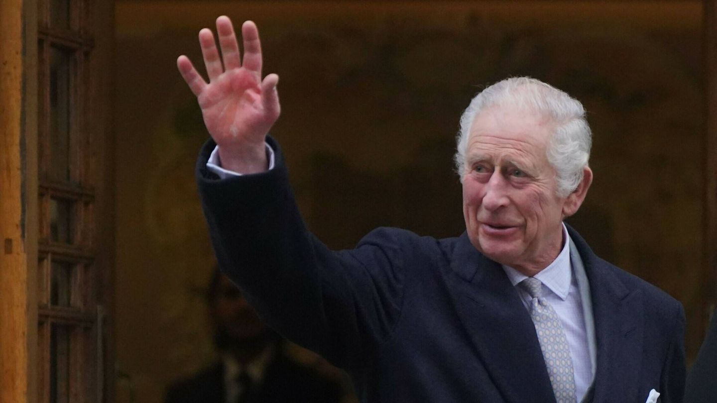 El rey Carlos III, saliendo del hospital hace unos días. (Europa Press/PA/Victoria Jones)