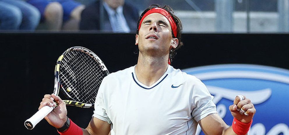 Foto: La misma historia de siempre: Nadal derrota a su amigo Ferrer para jugar las semifinales de Roma