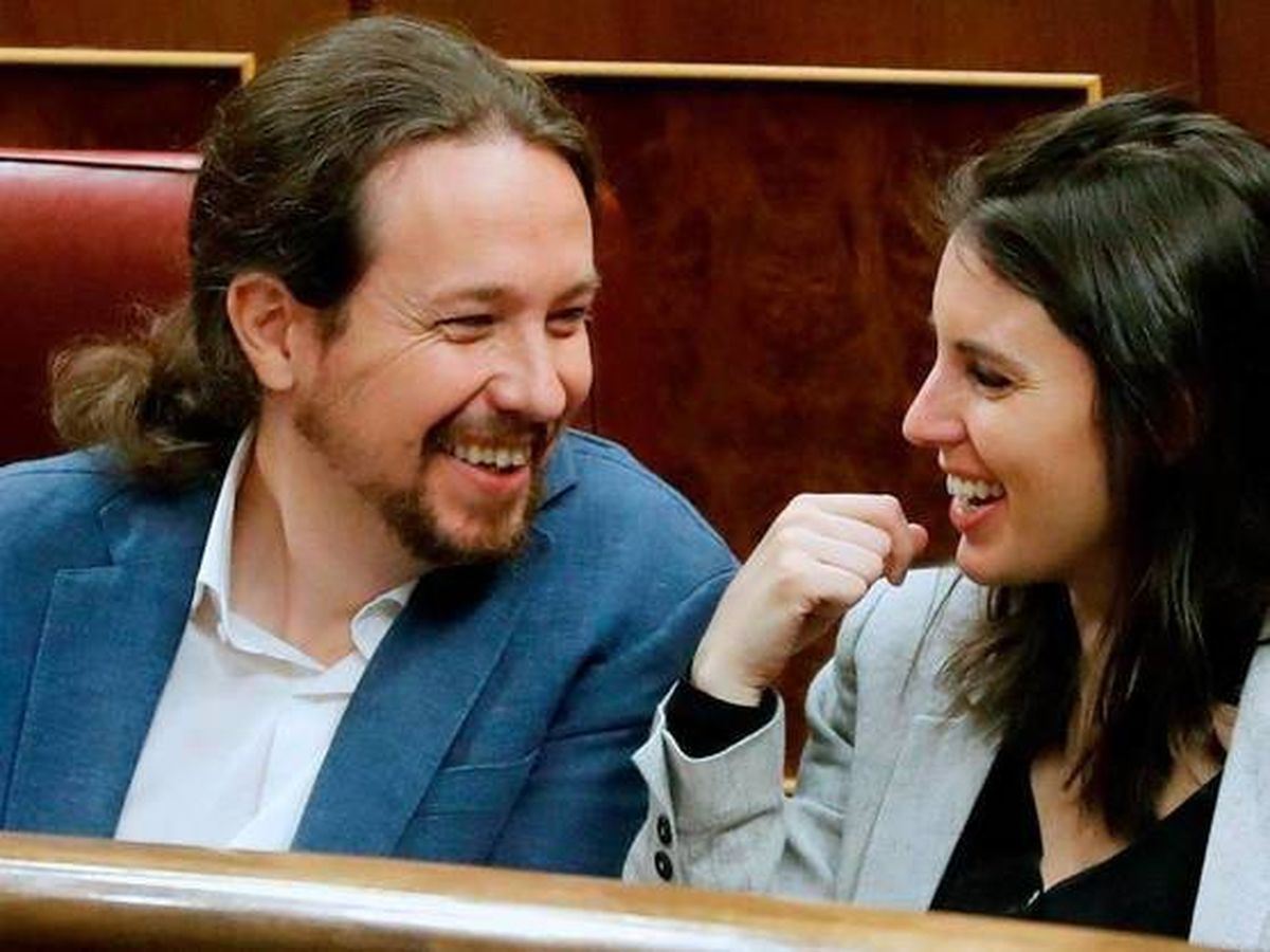 Foto:  Pablo Iglesias e Irene Montero, en el Congreso. (EFE)