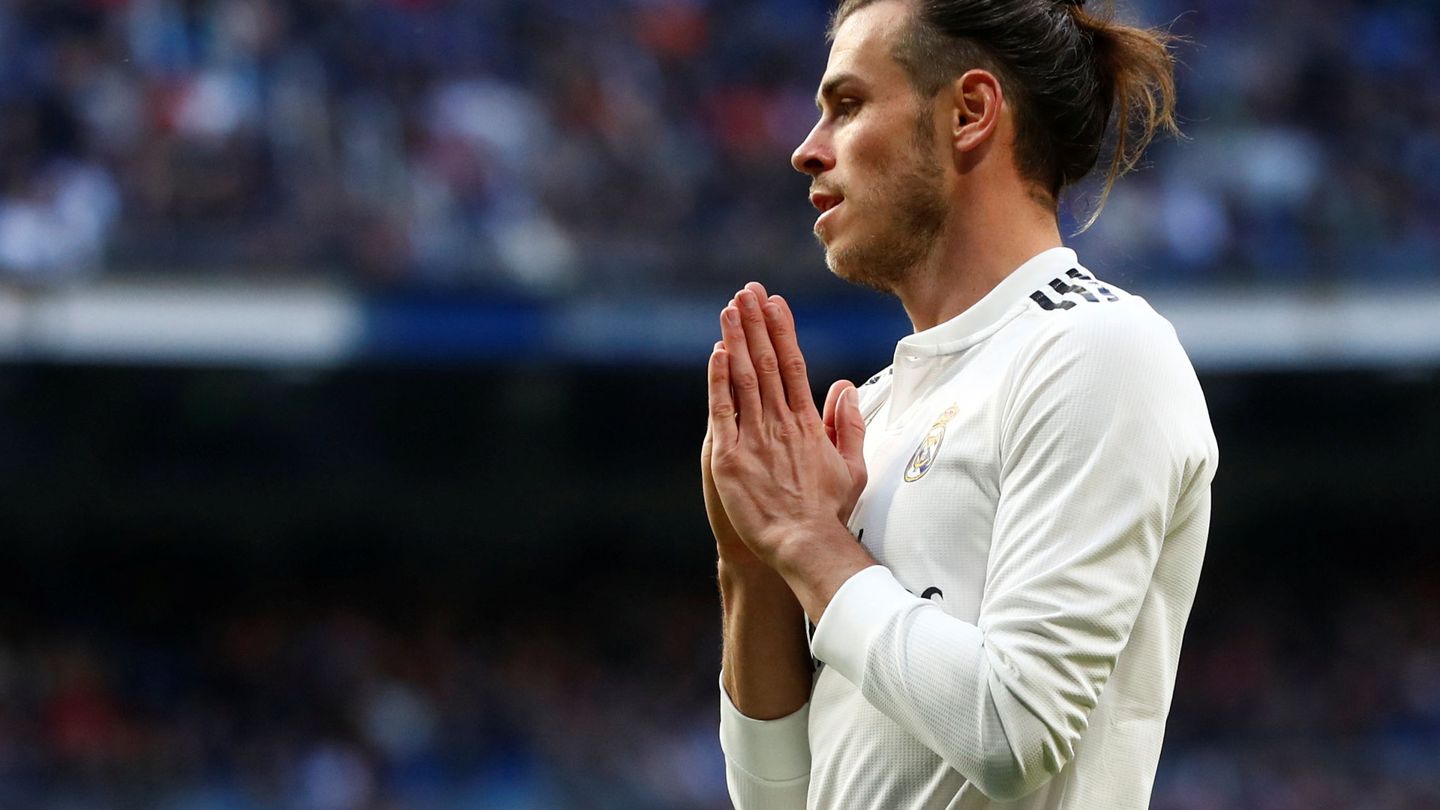Bale en el partido contra el Valladolid. (Reuters)