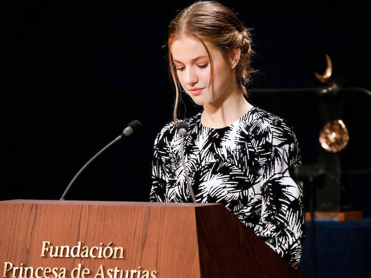 Foto: La princesa Leonor en los Premios Princesa de Asturias 2022. (Limited Pictures)