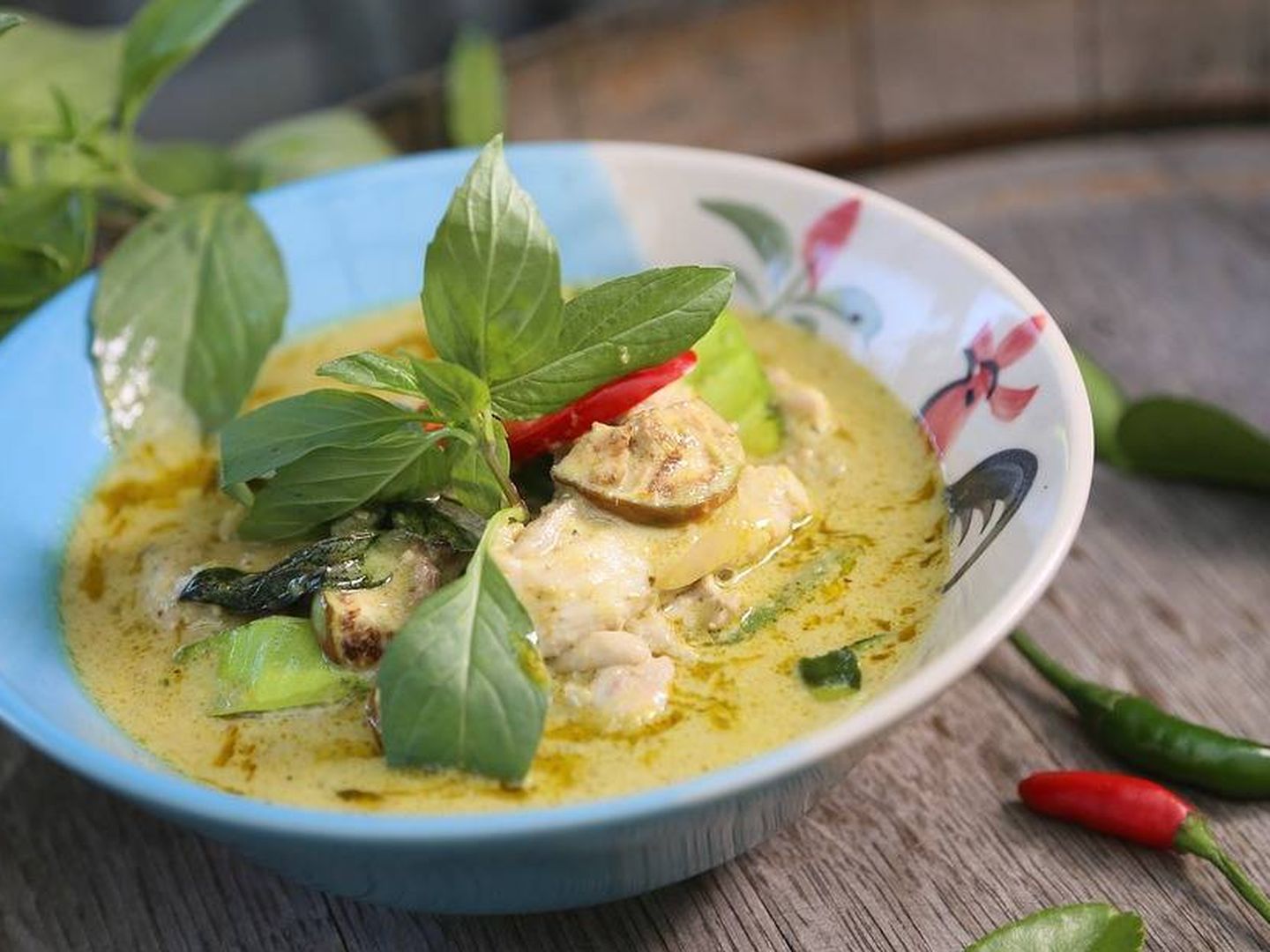 Curry verde tailandés.