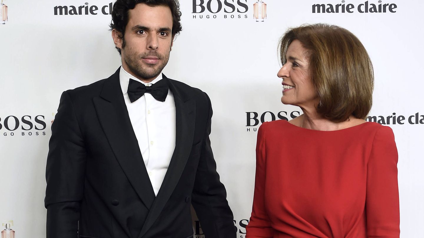 Ana Botella y su hijo Alonso Aznar en 2016. (Gtres)