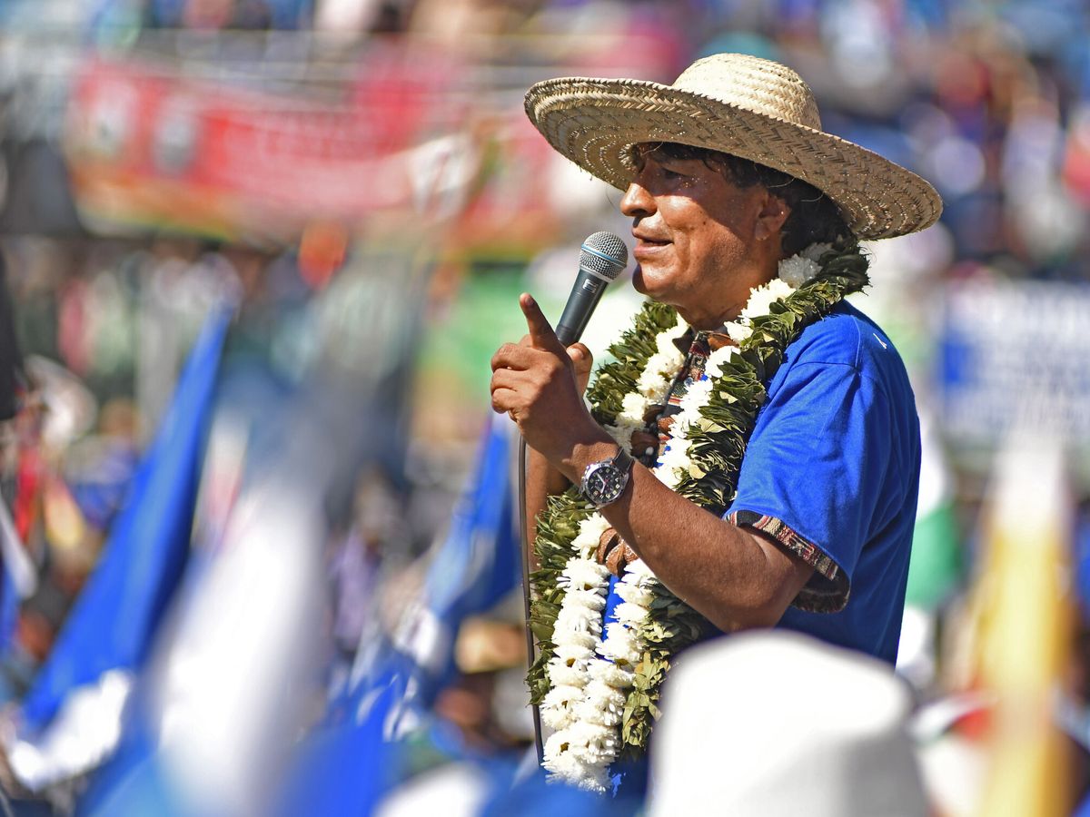 Foto: Evo Morales, en un acto en junio. (EFE/Jorge Abrego)