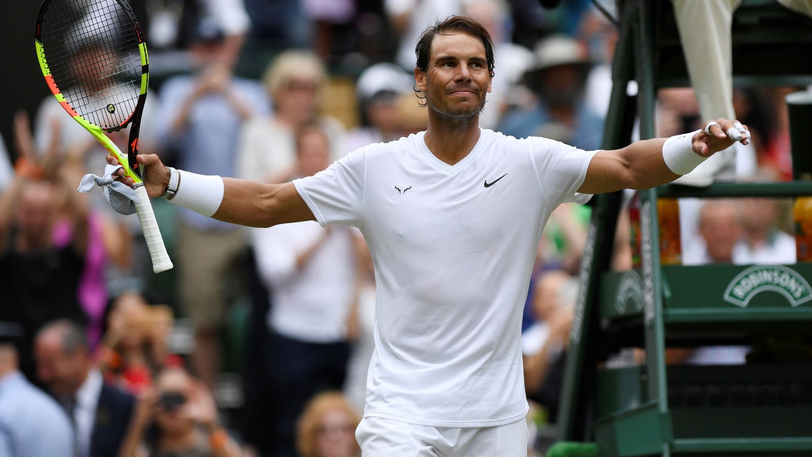 Foto: Rafa Nadal igualó a Björn Borg en número de victorias en Wimbledon. (Reuters)