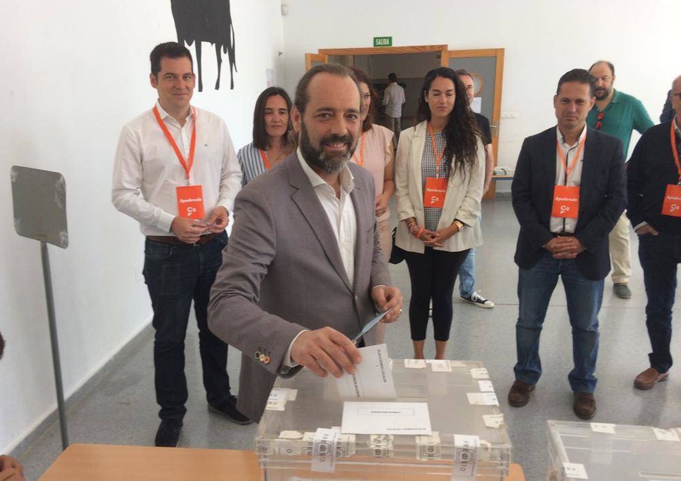 El candidato de Ciudadanos a la Alcaldía de Málaga, Juan Cassa. (Agustín Rivera)