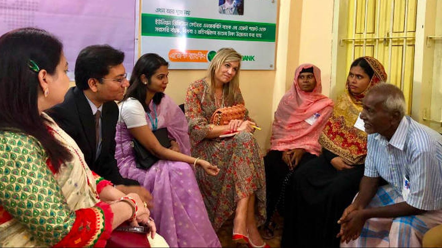 Máxima, durante una visita a Bangladesh. (Casa Real de Holanda)