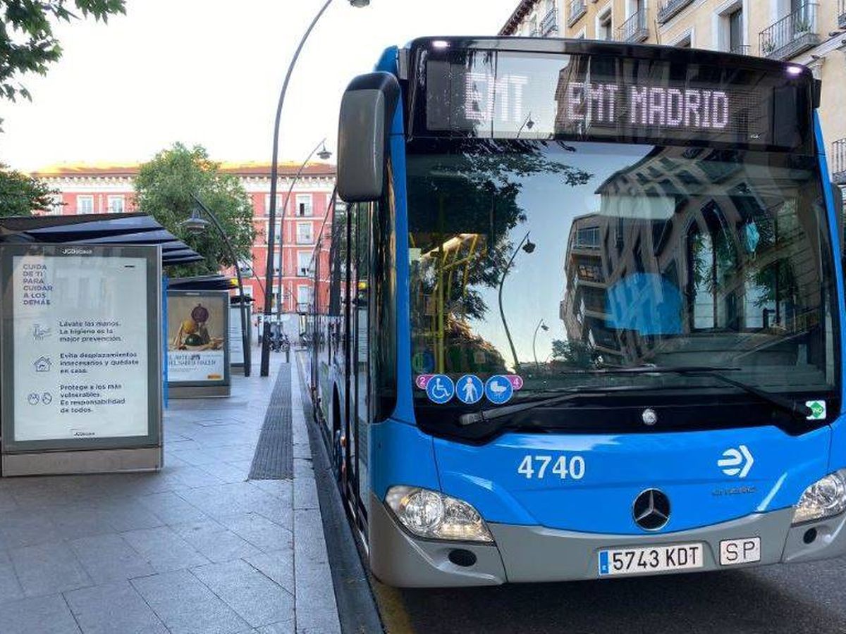 Foto: Un autobús de la Empresa Municipal de Transportes de Madrid. (EMT)