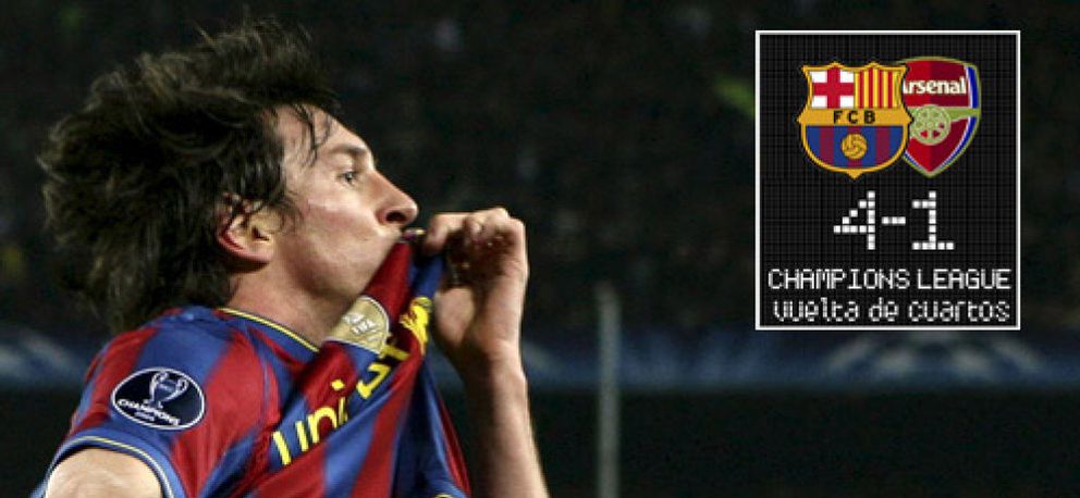 Foto: Messi se convierte en el 'dictador' del fútbol y engrandece al Barcelona