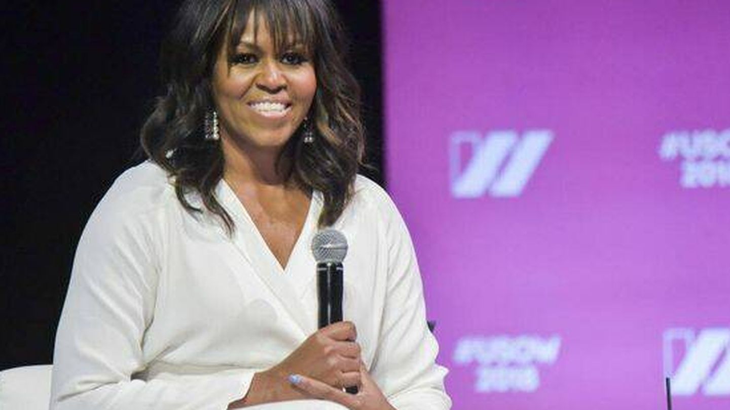  Michelle Obama, en un evento promocional. (Getty)
