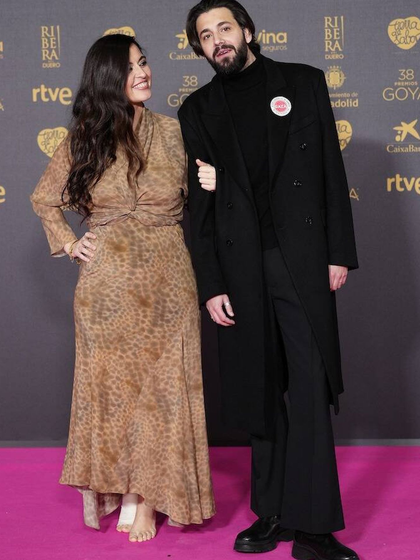 Silvia Pérez Cruz y Salvador Sobral, en los Premios Goya. (LP)