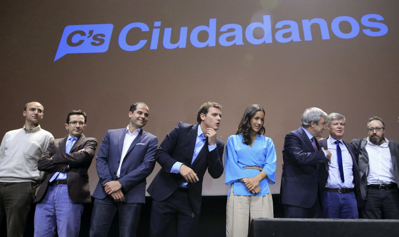 Rivera y Villacís en la presentación del segundo gran eje del programa económico de Ciudadanos. (EFE)