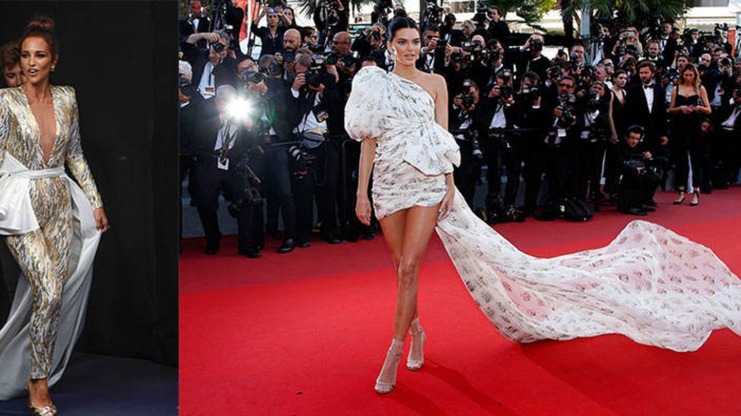 Imaginamos que Paula se inspiró en este Giambattista Valli que Kendall Jenner se puso en Cannes.