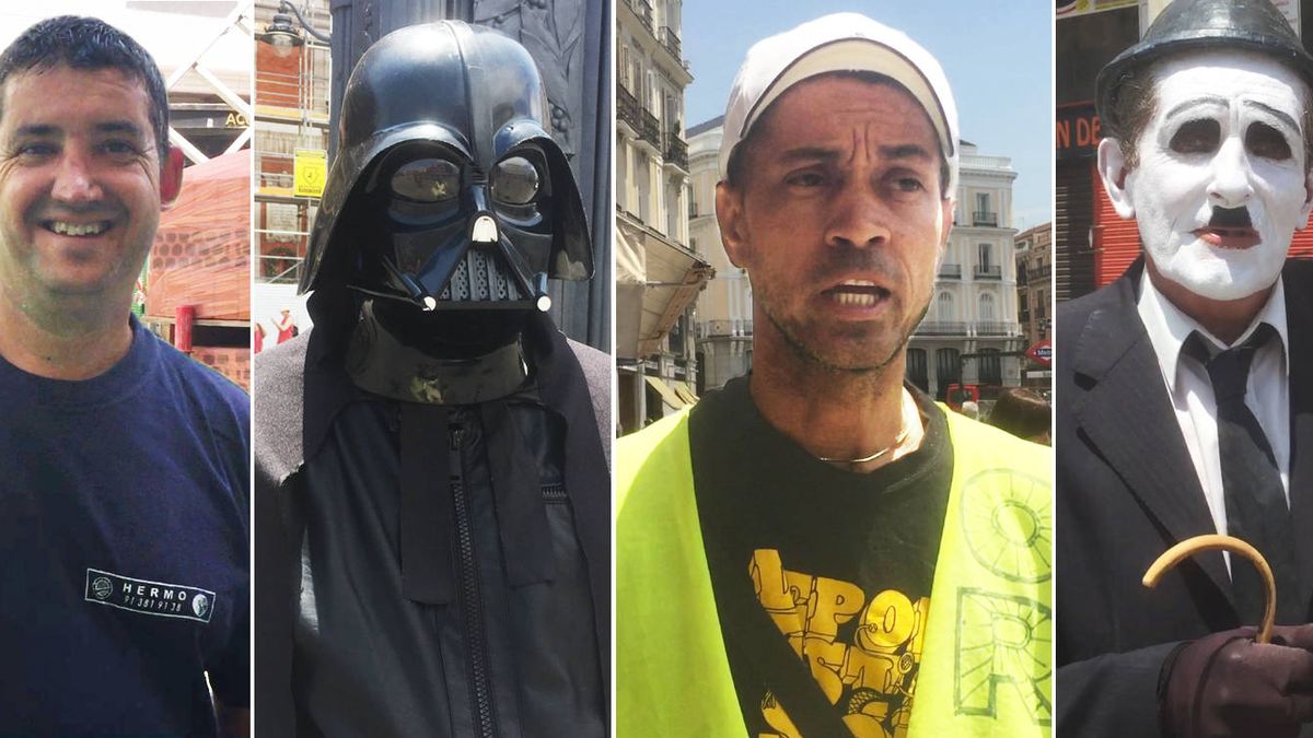 Trabajar en la Puerta del Sol, a 40 grados y de Darth Vader: "Esto es insoportable"