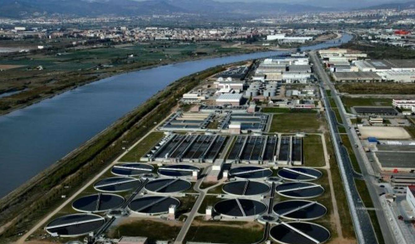 La depuradora del Baix Llobregat, en Barcelona, brinda un agua regenerada de muy alta calidad. (Cedida)