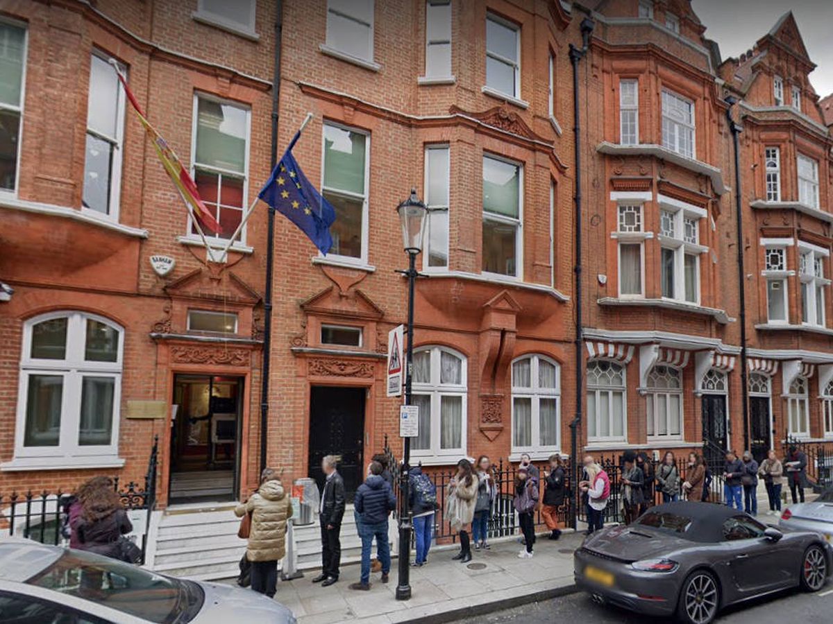 Foto: Vista exterior del consulado español en Londres. (Google Maps)