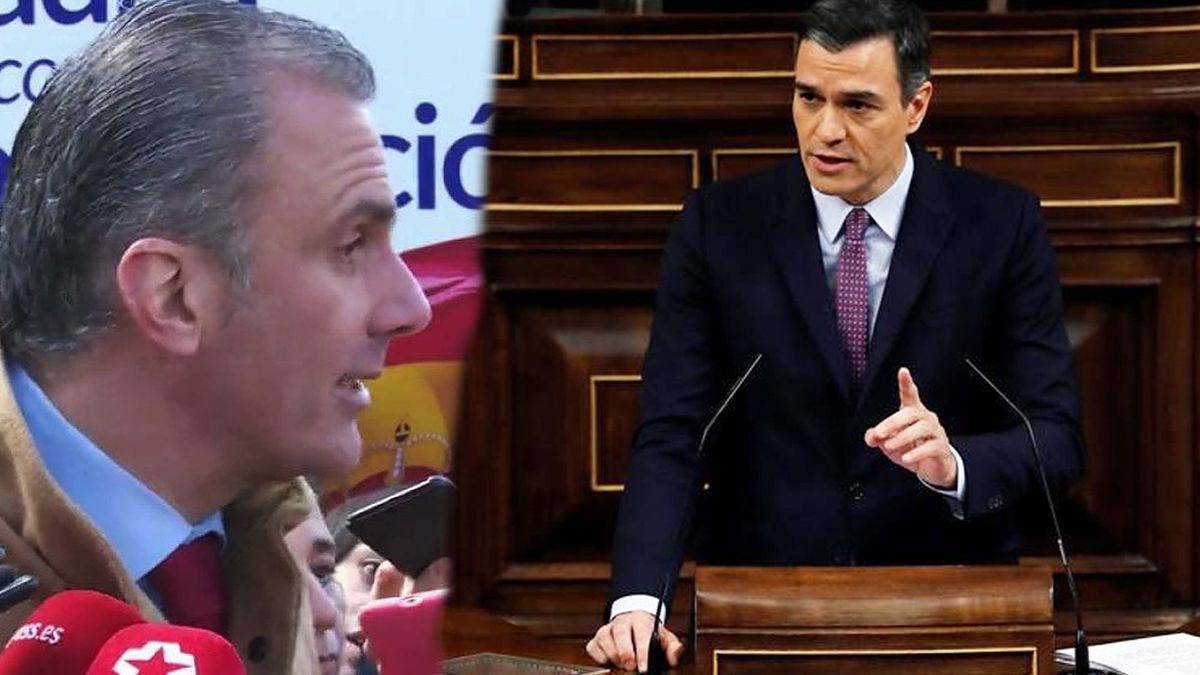 La pillada de Antena 3 a Ortega Smith durante la sesión de investidura de Sánchez