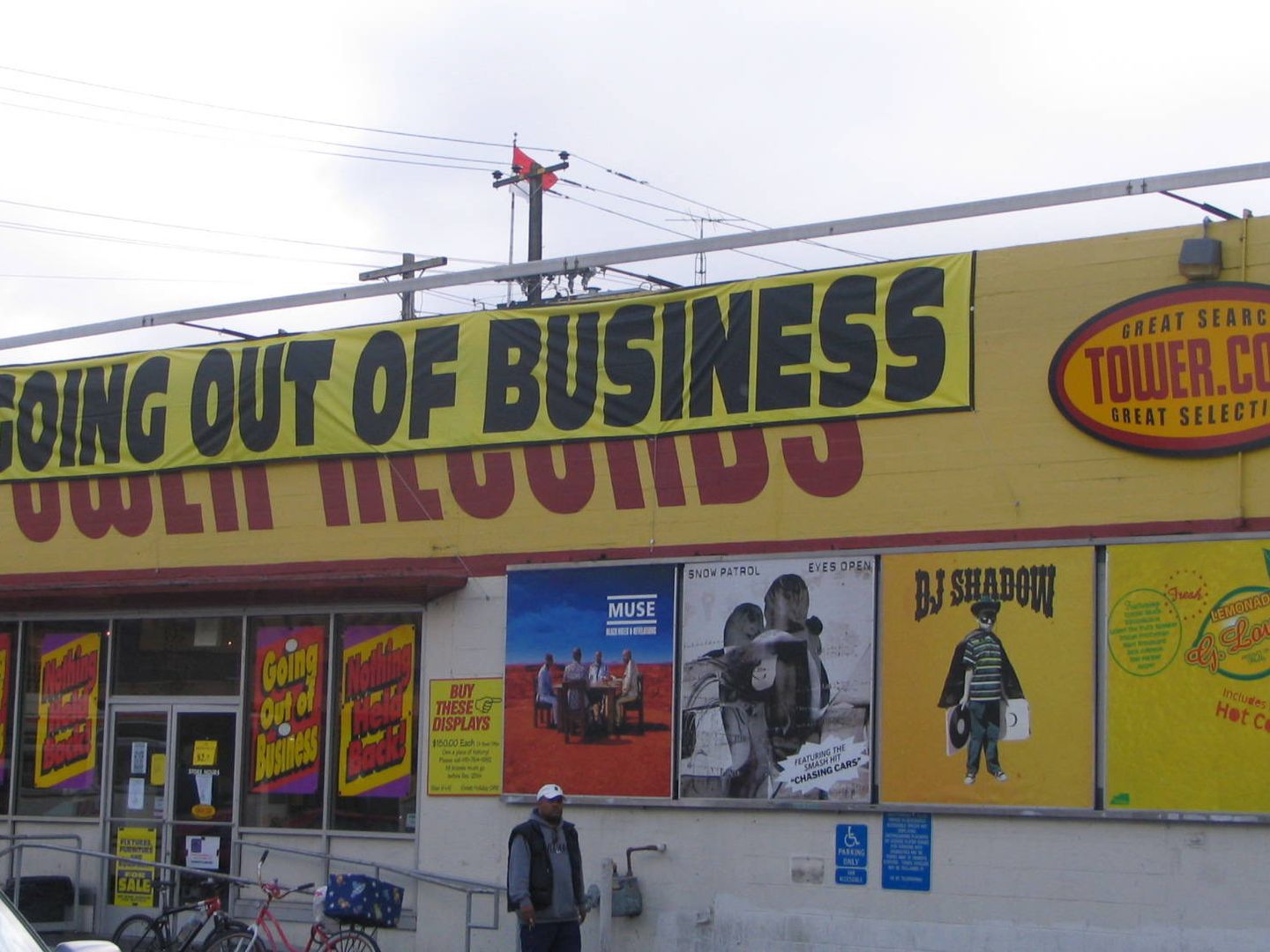 Tower Records echa el cierre en una foto de 2006. (Yaniv Yaakubovich)