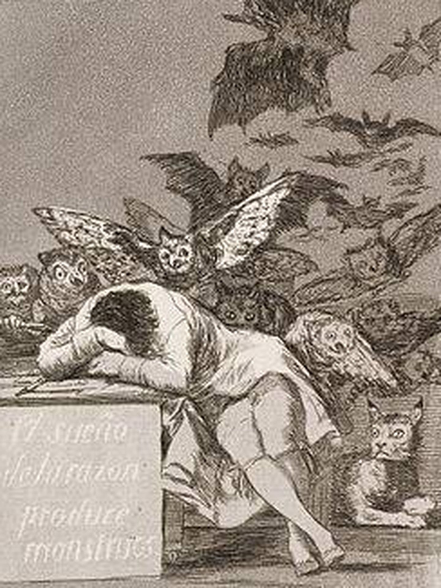 El sueño de la razón produce monstruos. Francisco de Goya.