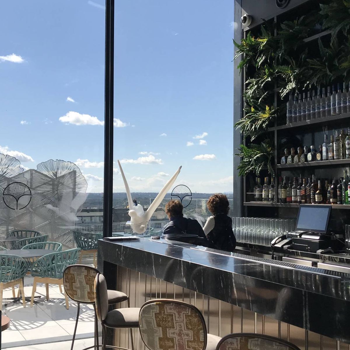 Ginkgo Sky Bar: comer y beber en el cielo de Madrid (y con las mejores  vistas)