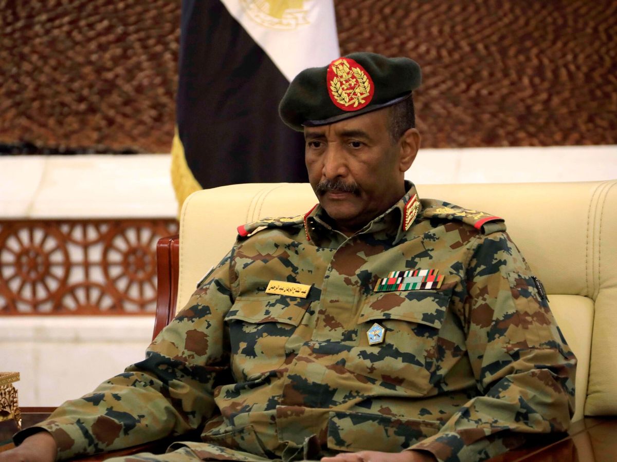 Foto: El comandante en jefe Abdel Fattah Abdelrahman Burhan, líder del nuevo consejo de transición sudanés. (EFE)