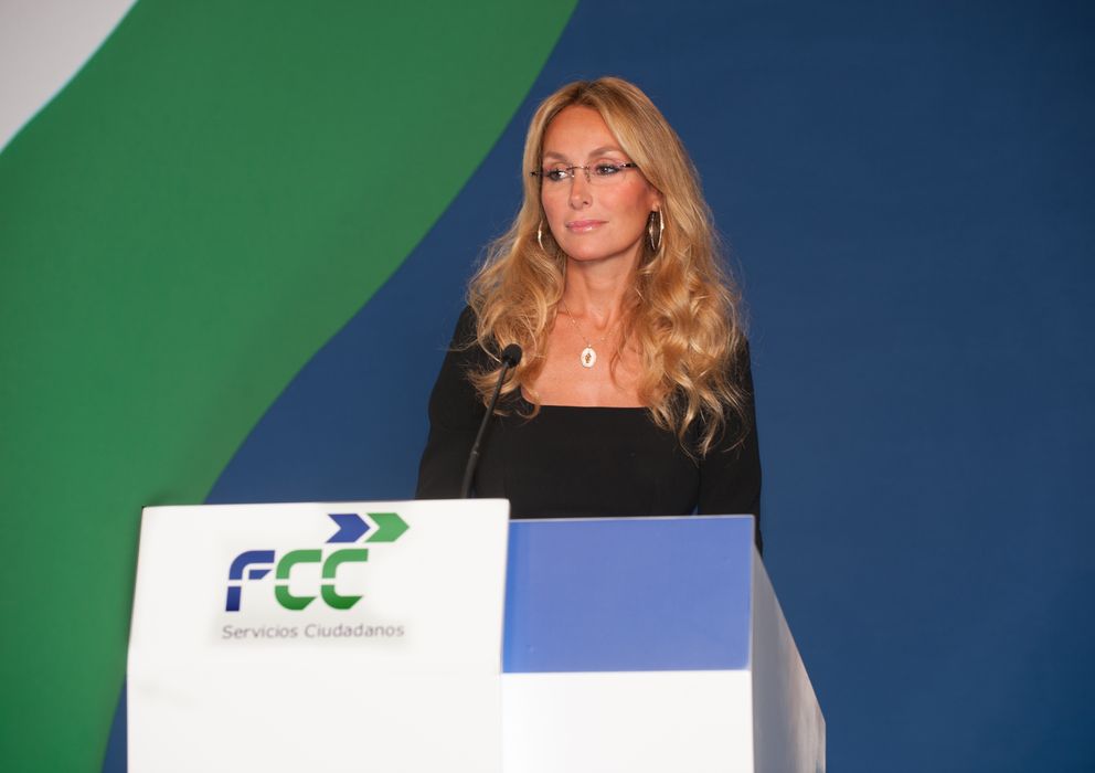 Foto: Esther Alcocer Koplowitz, presidenta de FCC, durante su intervención en la Junta General de Accionistas 2013.