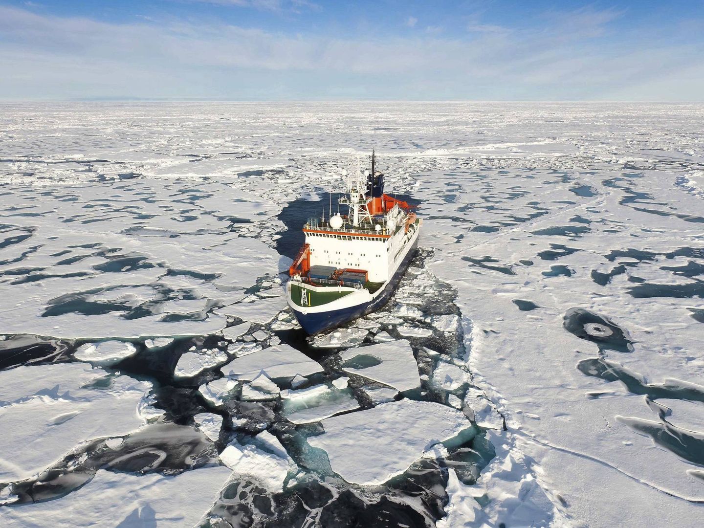 El deshielo del Ártico sigue avanzando. Foto: EFE 
