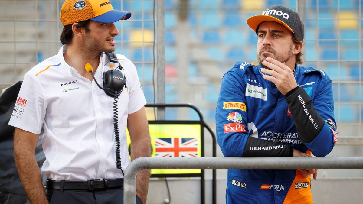 Zak Brown habla sobre Fernando Alonso y Carlos Sainz: "Nunca he visto esa reputación"