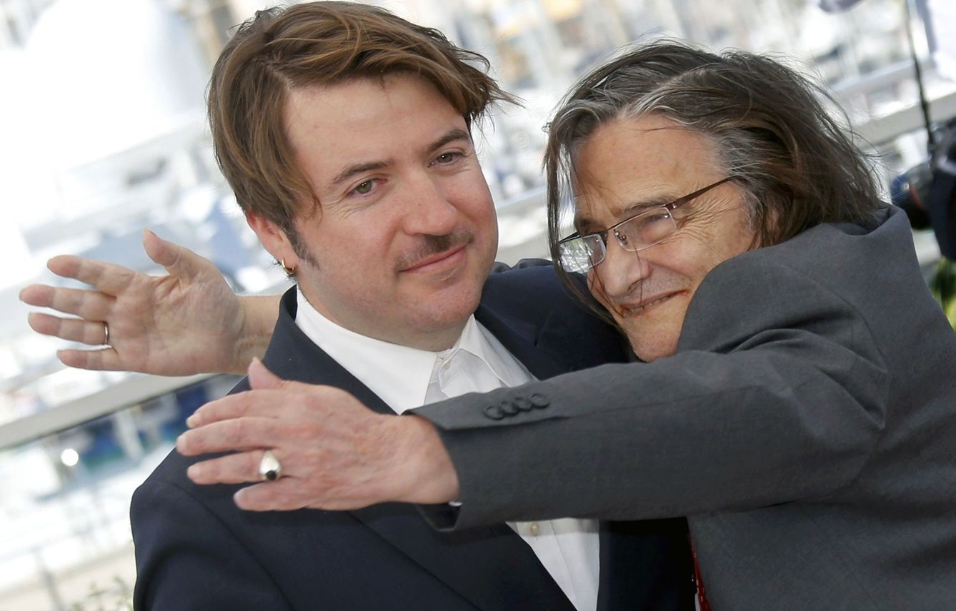 Serra y Jean-Pierre Léaud en Cannes (Reuters)