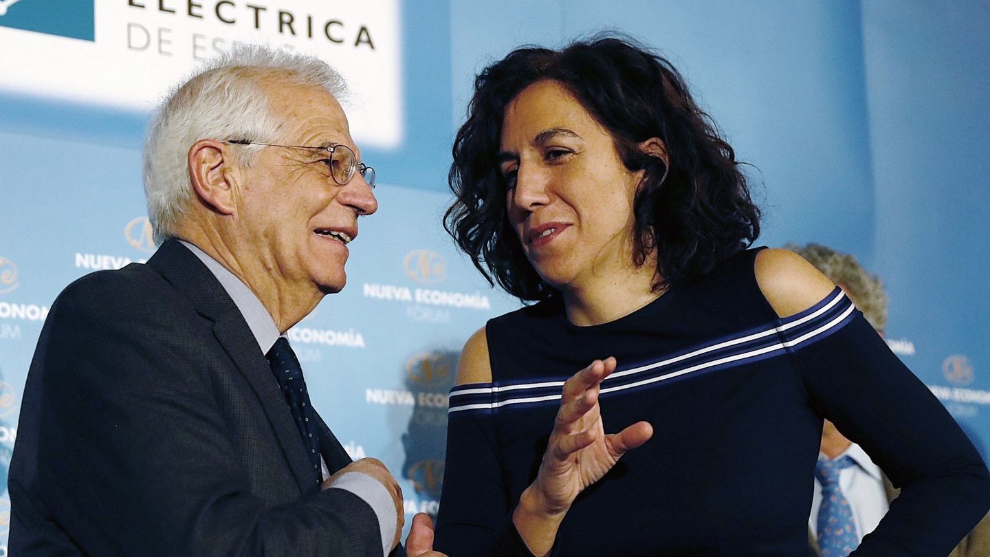 Josep Borrell e Irene Lozano. (EFE)