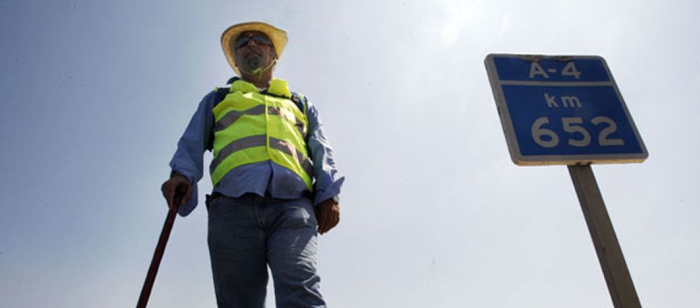 Foto: El 'Quijote' de los autónomos, a diez días de plantarse en la Moncloa