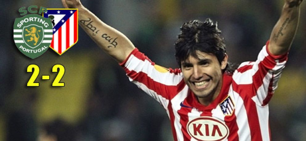 Foto: El Kun se convierte en el 'Messi del Manzanares'