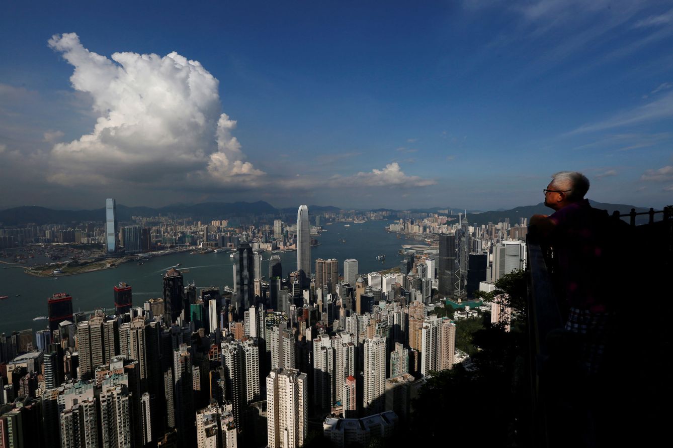 Vista general de Hong Kong desde lo alto del Pico, en septiembre de 2014. (Reuters)