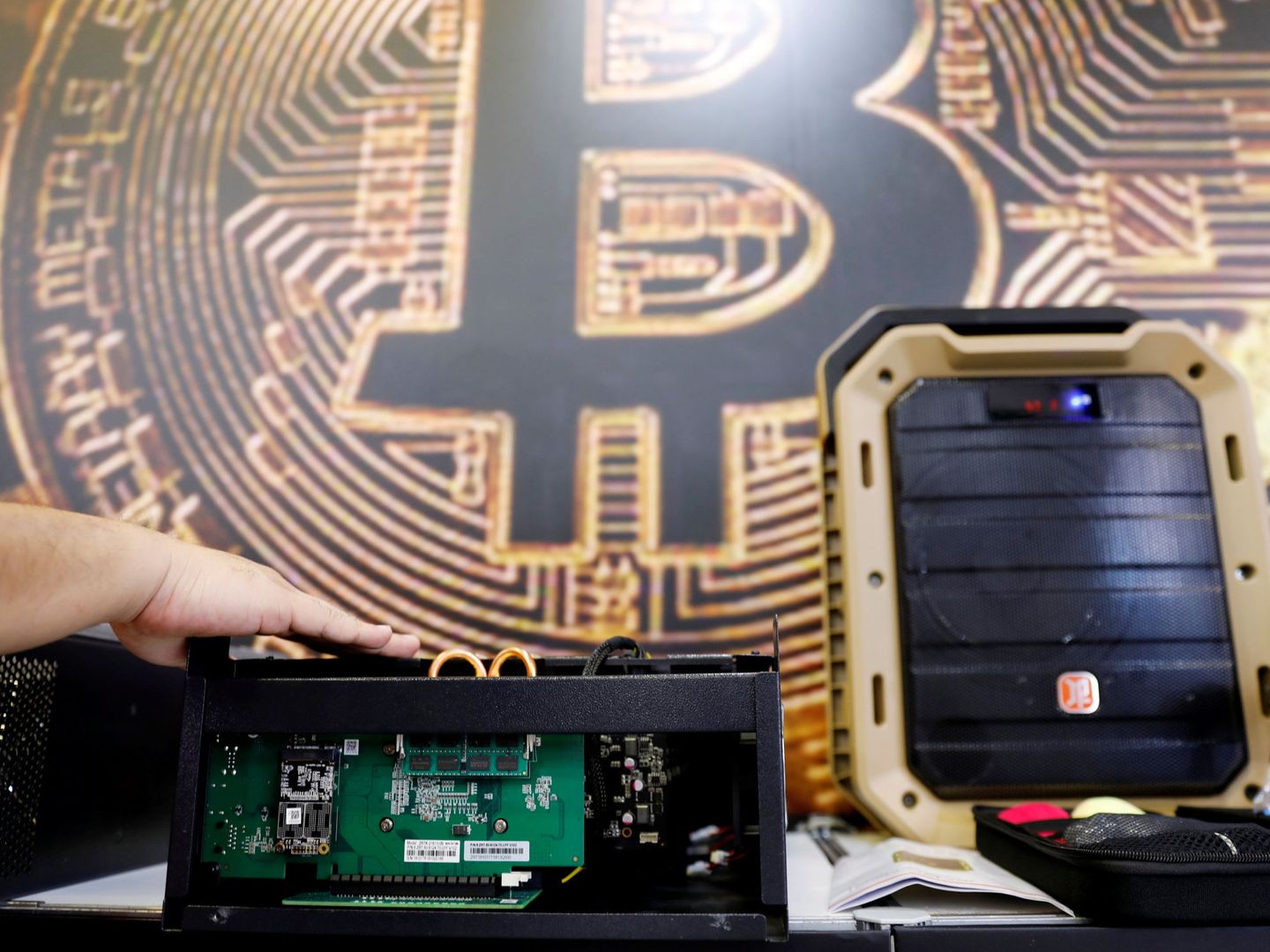 El bitcoin sigue siendo un reclamo en Computex. (Reuters)