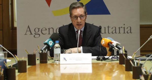 Foto: El director general de la Agencia Tributaria, Santiago Menéndez