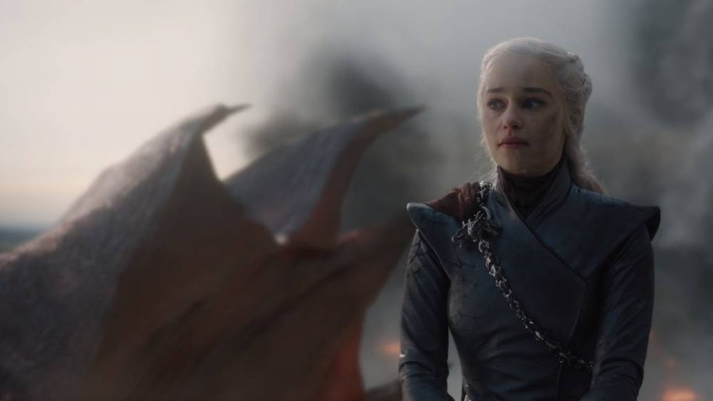 Daenerys, en el penúltimo capítulo de 'Juego de tronos'. (HBO)