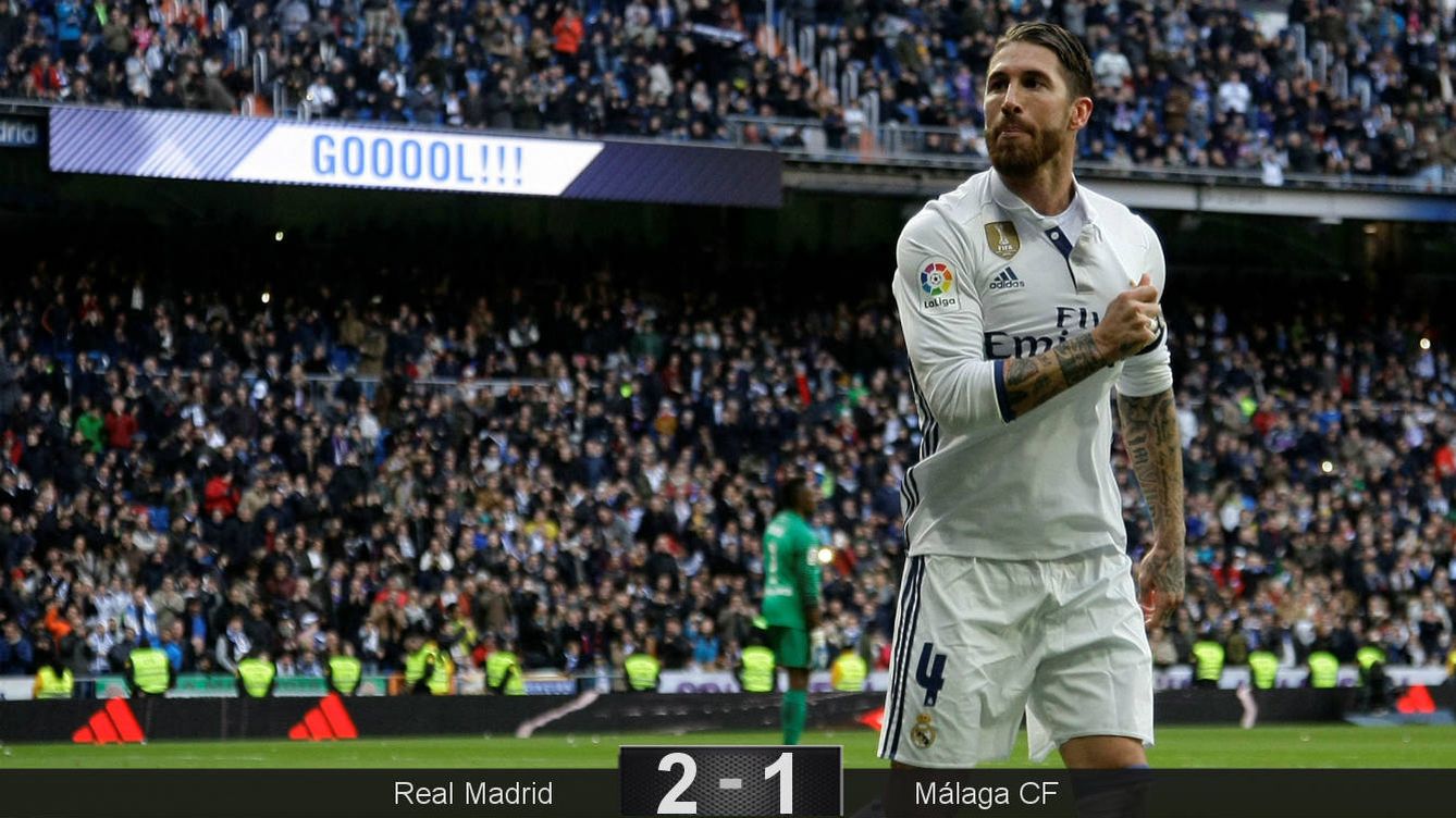 Foto: Esta ya es la Liga más goleadora de Ramos (Javier Barbancho/Reuters).