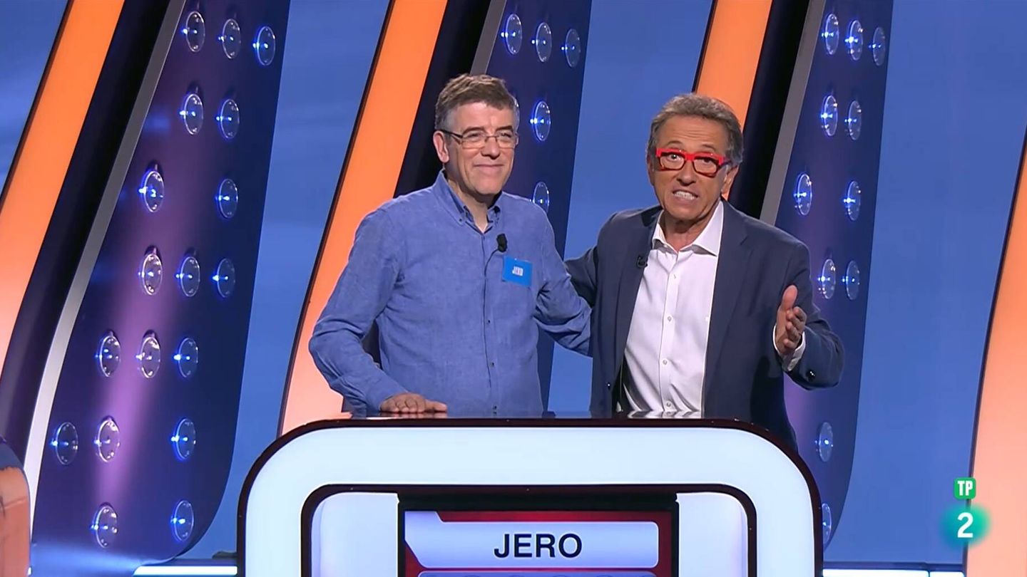 Jero y Jordi Hurtado, en 'Saber y ganar'. (TVE)