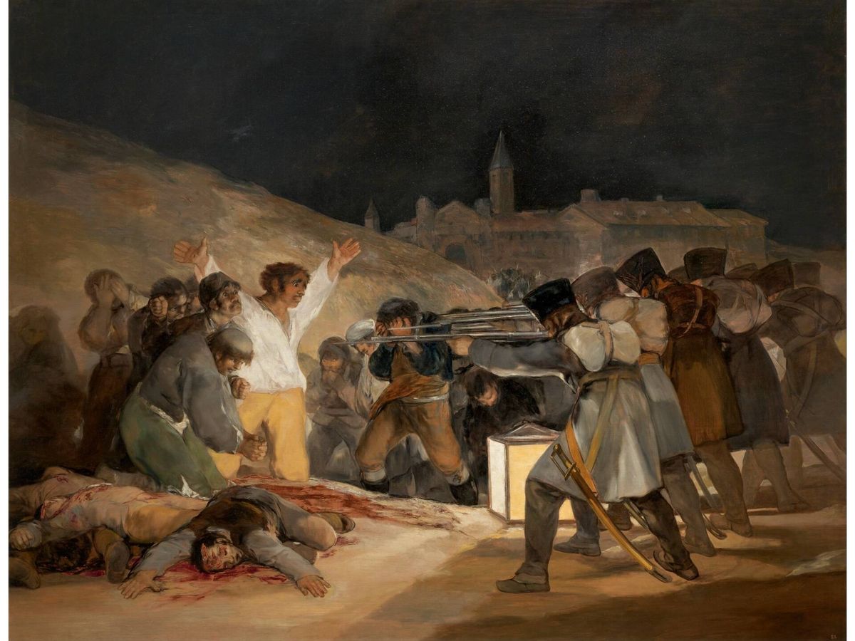 Foto: 'El 3 de mayo en Madrid'. Francisco de Goya. 1814. Museo del Prado.