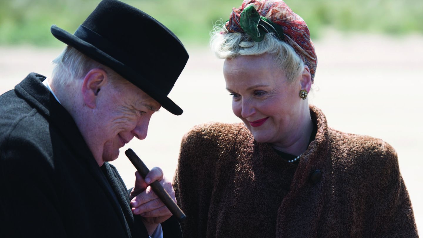Brian Cox y Miranda Richardson, en su papel del matrimonio Churchill. (Graeme Hunter Pictures)