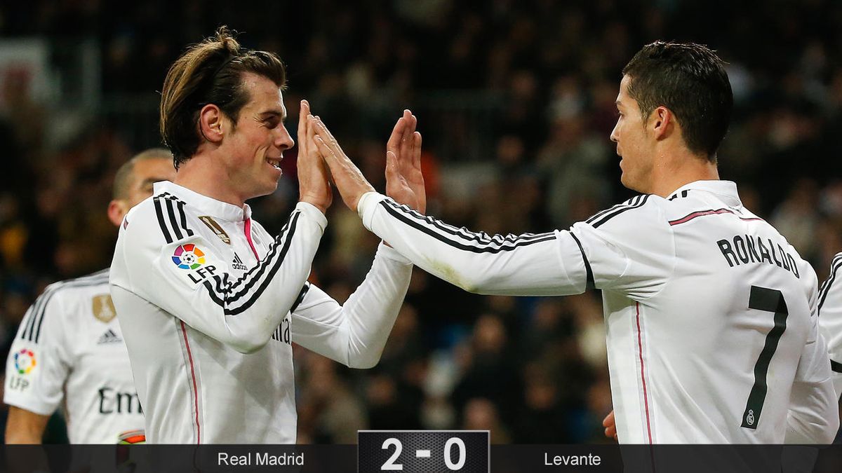 Bale lidera a un Real Madrid que transformó pitos en aplausos ante el Levante