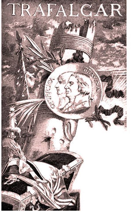 Portada de la primera edición de 'Trafalgar', primera novela de los 'Episodios nacionales' de Benito Pérez Galdós. (Wikipedia)