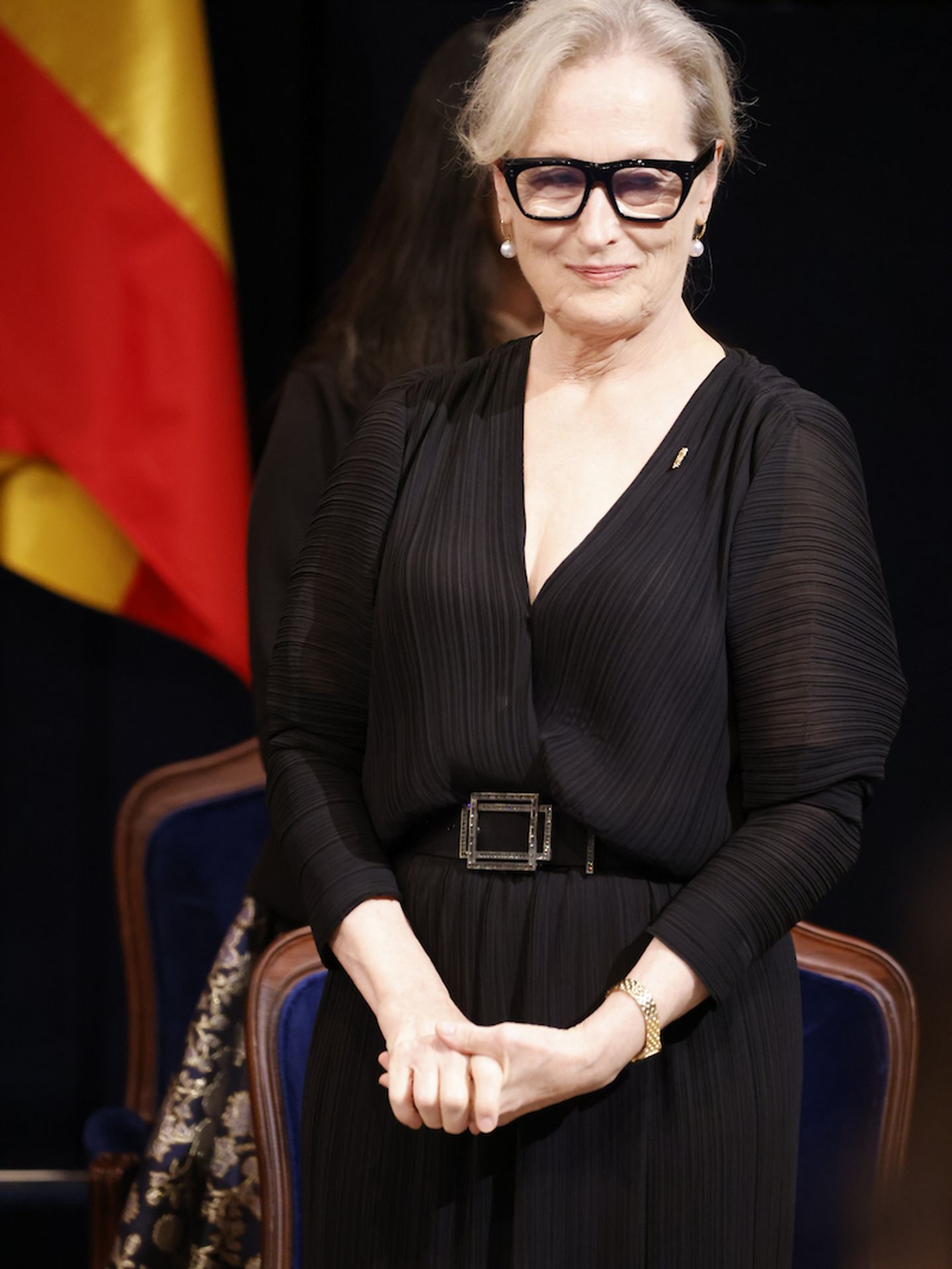 Meryl Streep en el Teatro Campoamor de Oviedo. (LP)